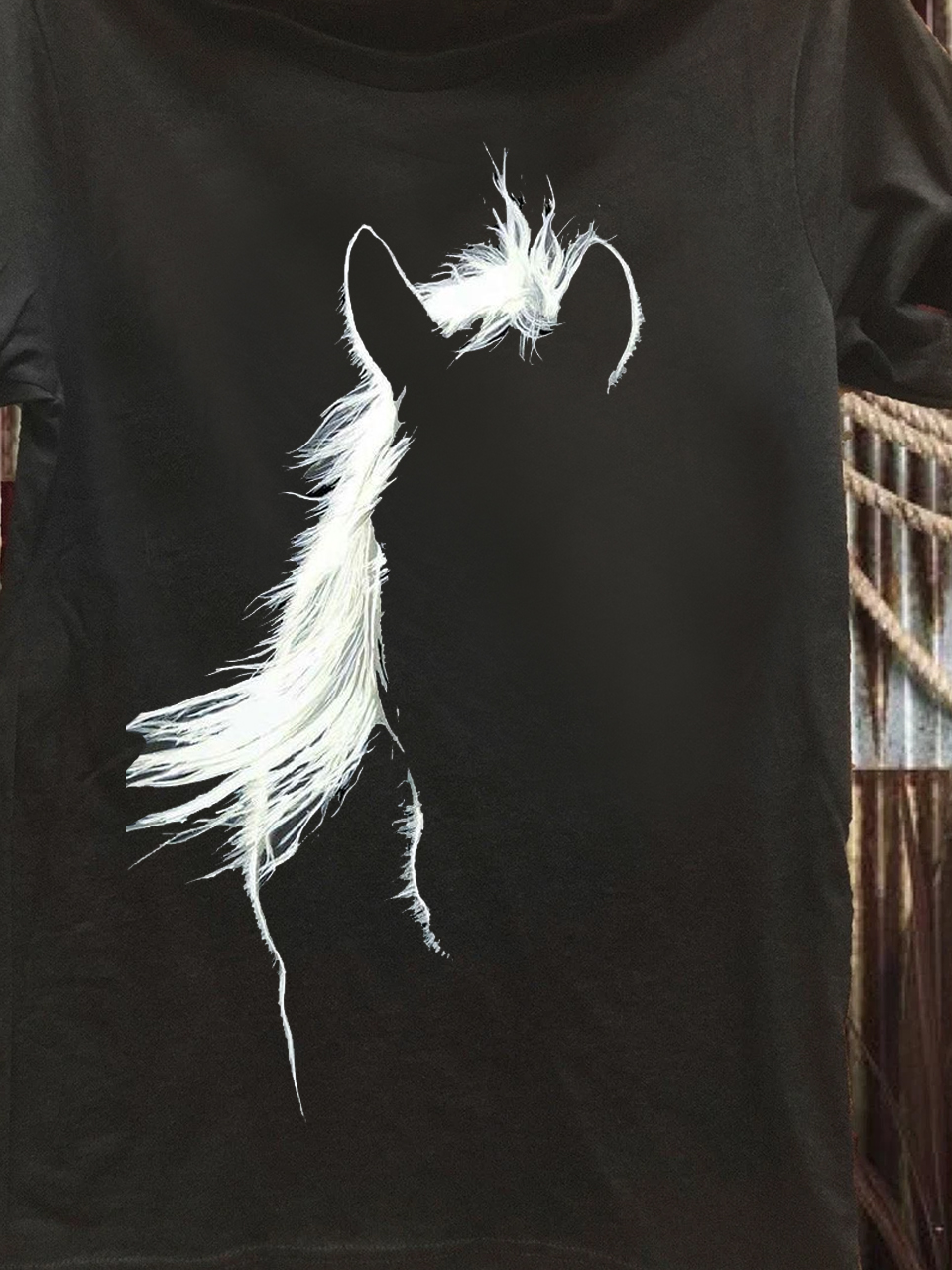 Horse Cotton Western Style T-Shirt