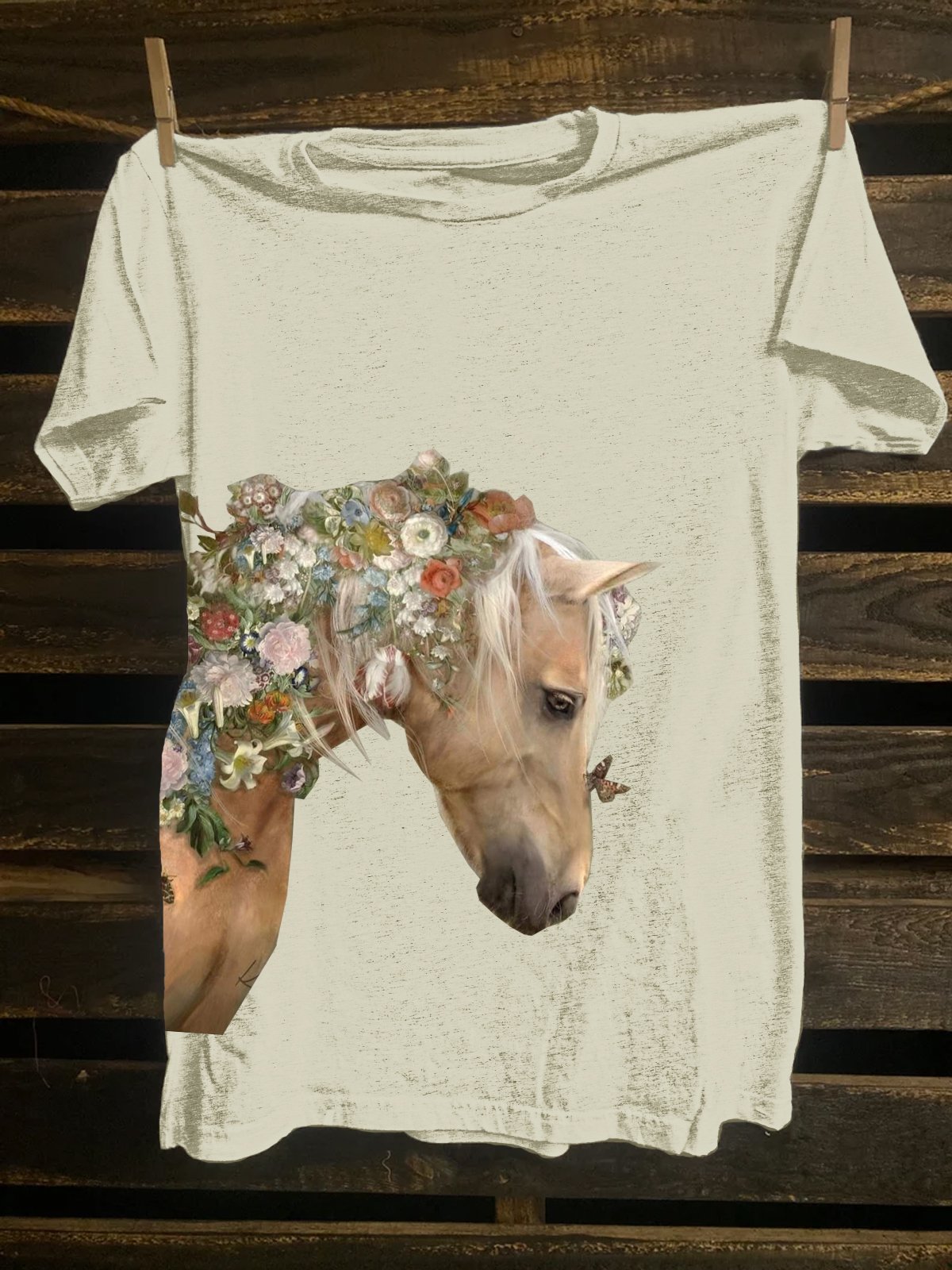 Horse Loose Western Style T-Shirt