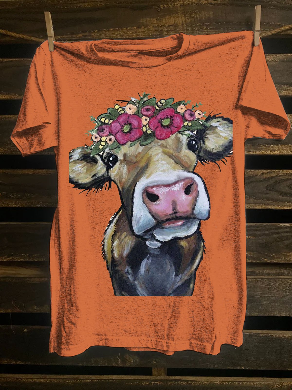 Cattle Western Style T-Shirt