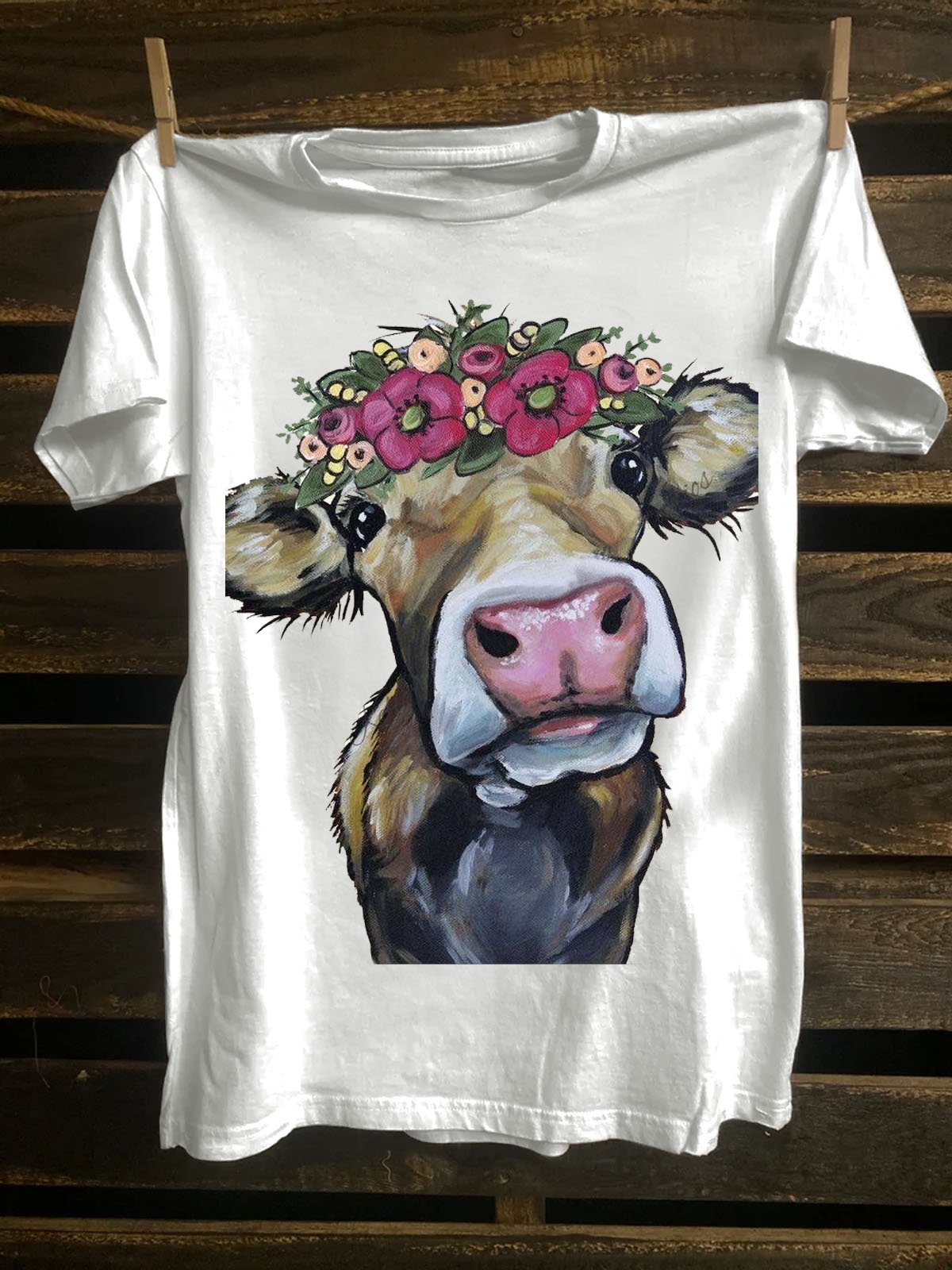 Cattle Western Style T-Shirt