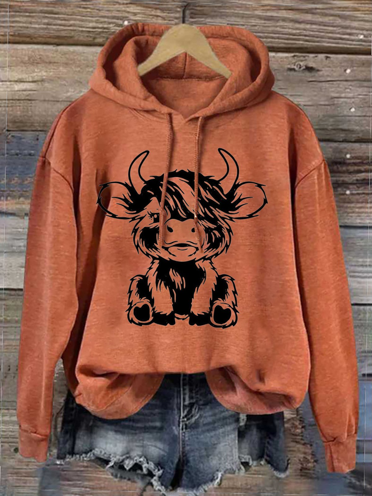 Loose Western Style Hoodie