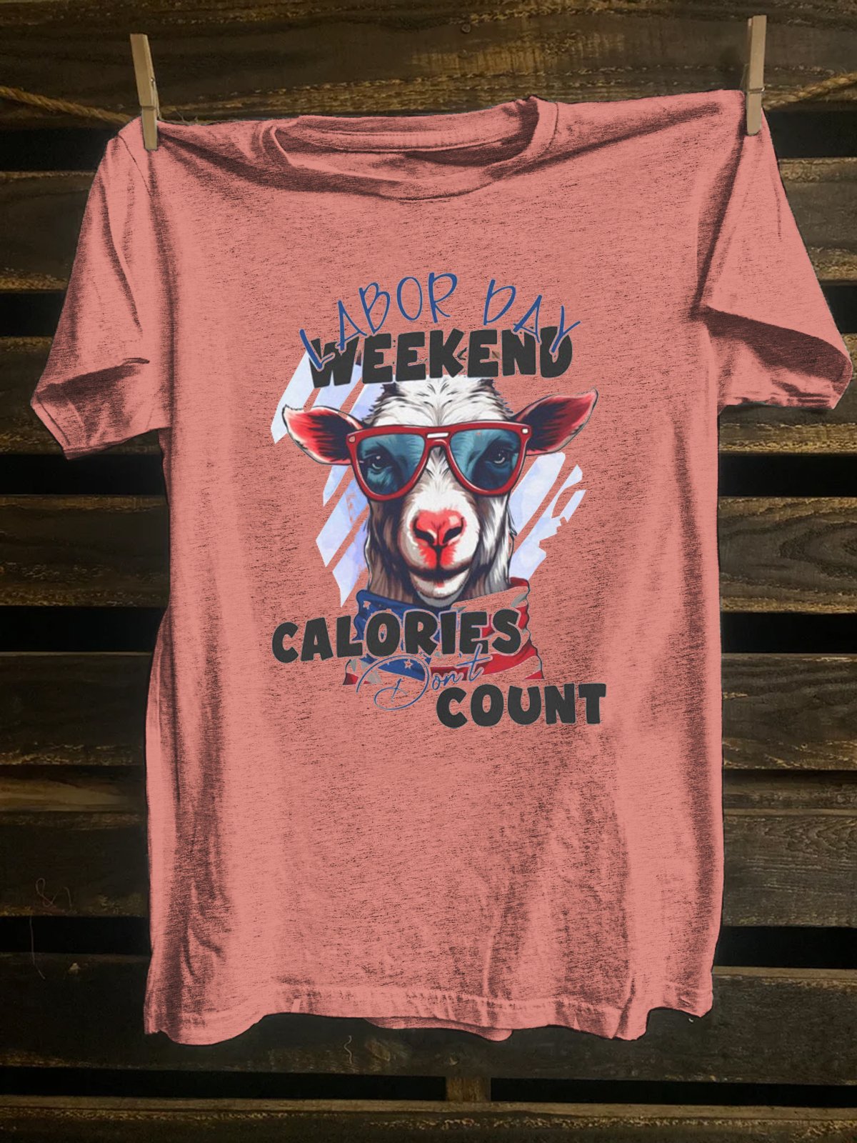 Crew Neck Western Style T-Shirt