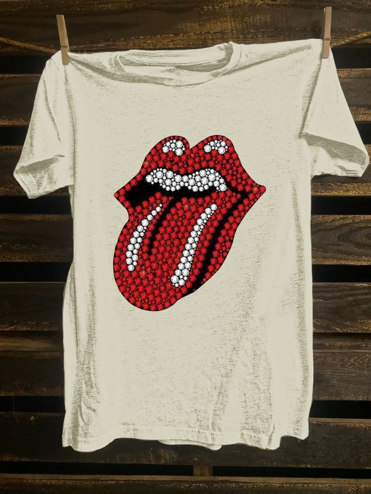 Mouth Cotton-Blend Western Style T-Shirt