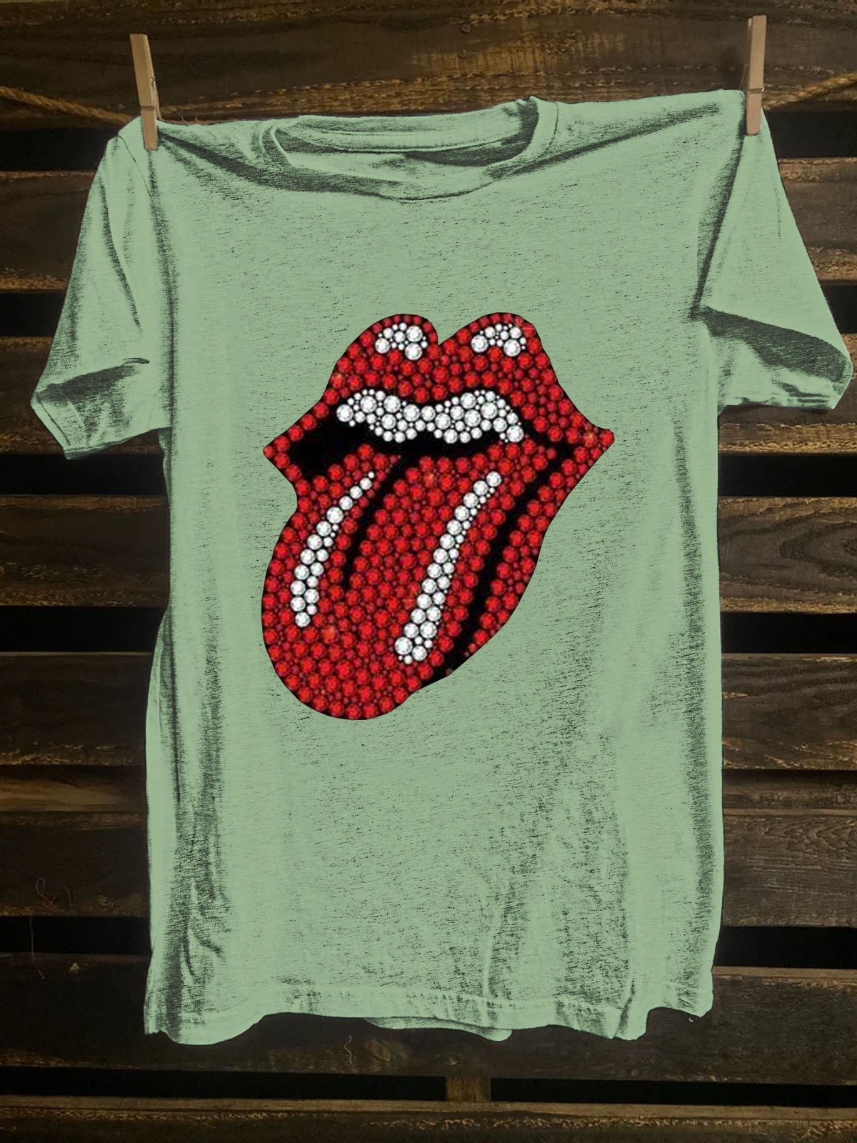 Mouth Cotton-Blend Western Style T-Shirt