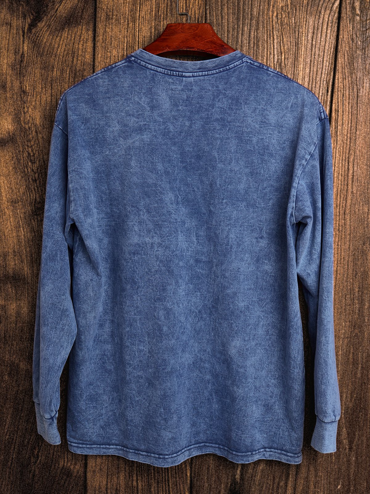 Western Style Loose Cotton Distressing Sweatshirt