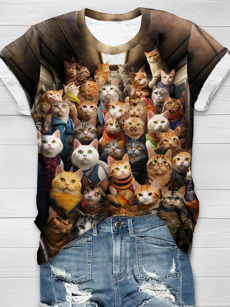 Casual Cat T-Shirt