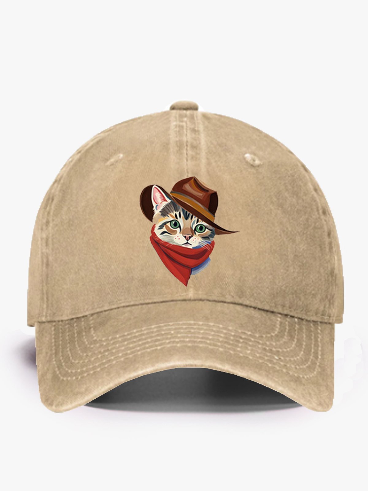 Cat cotton western hat