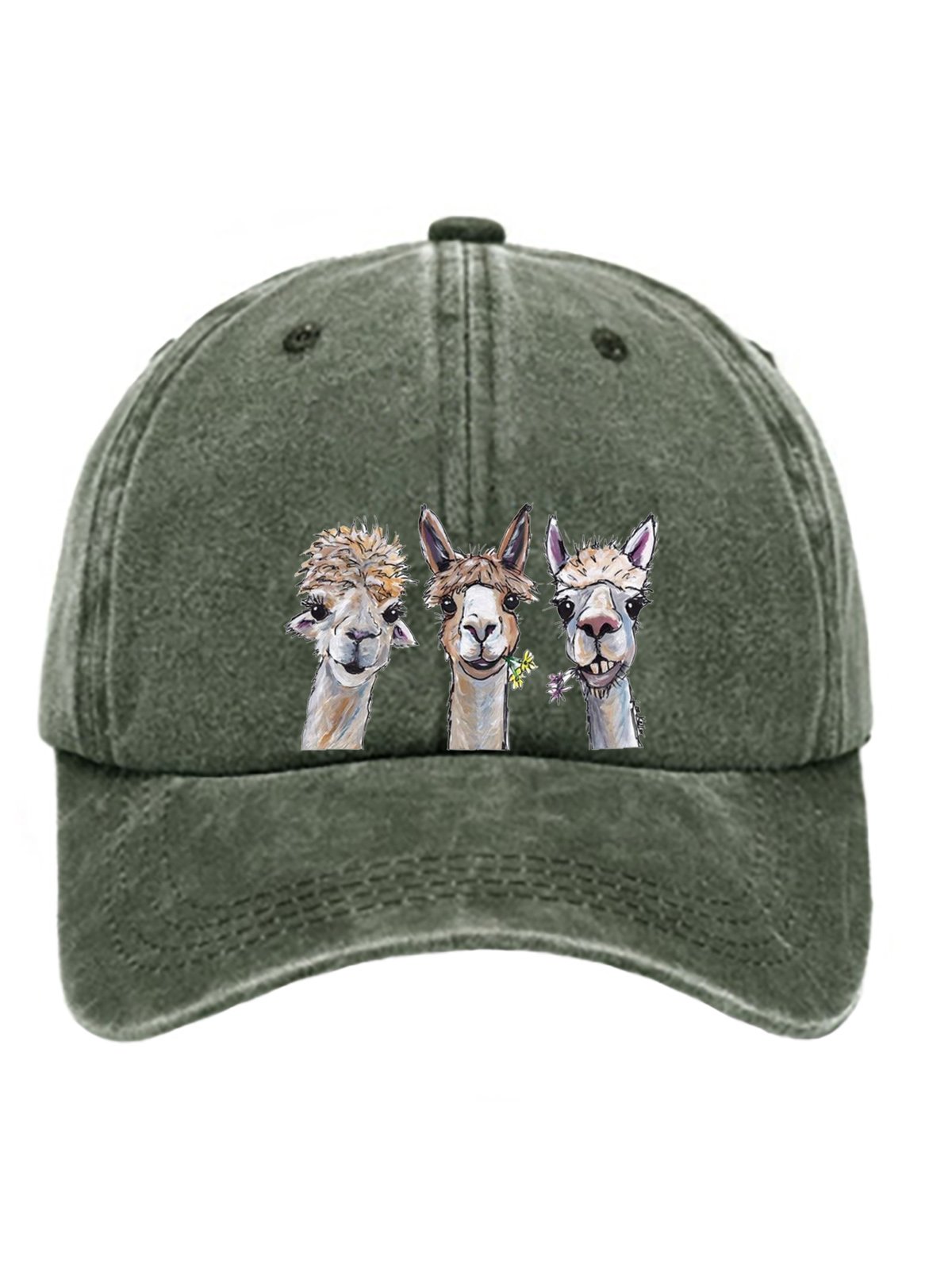 Alpaca pure cotton baseball cap