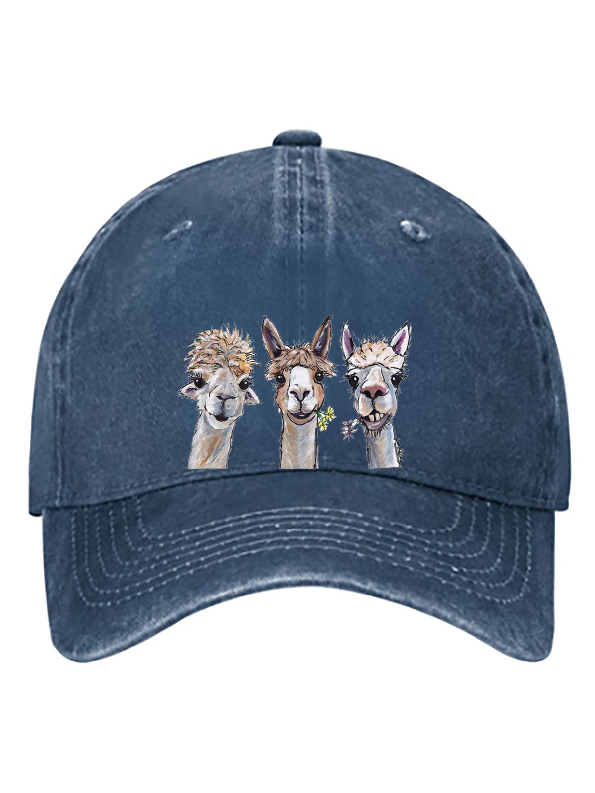 Alpaca pure cotton baseball cap