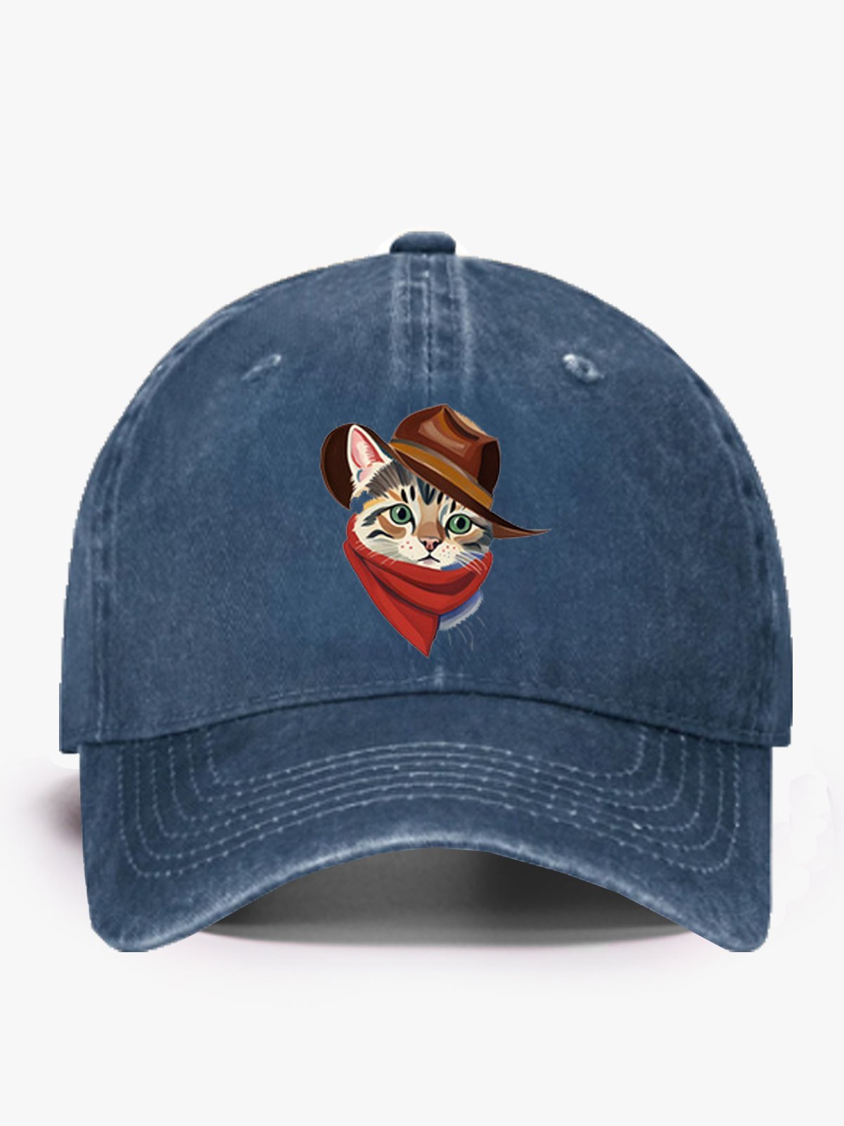 Cat cotton western hat