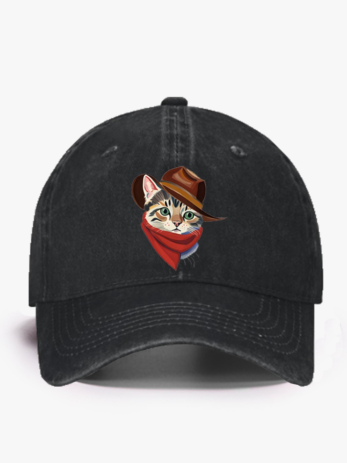 Cat cotton western hat