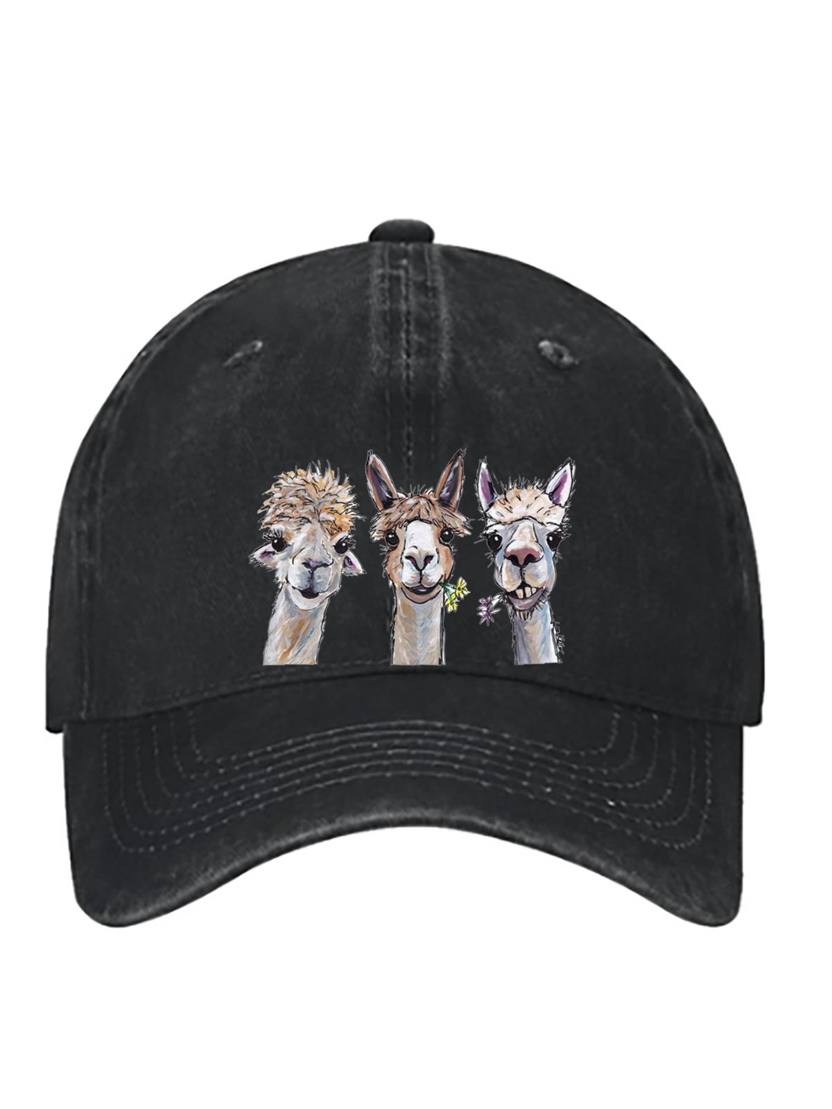 Alpaca pure cotton baseball cap