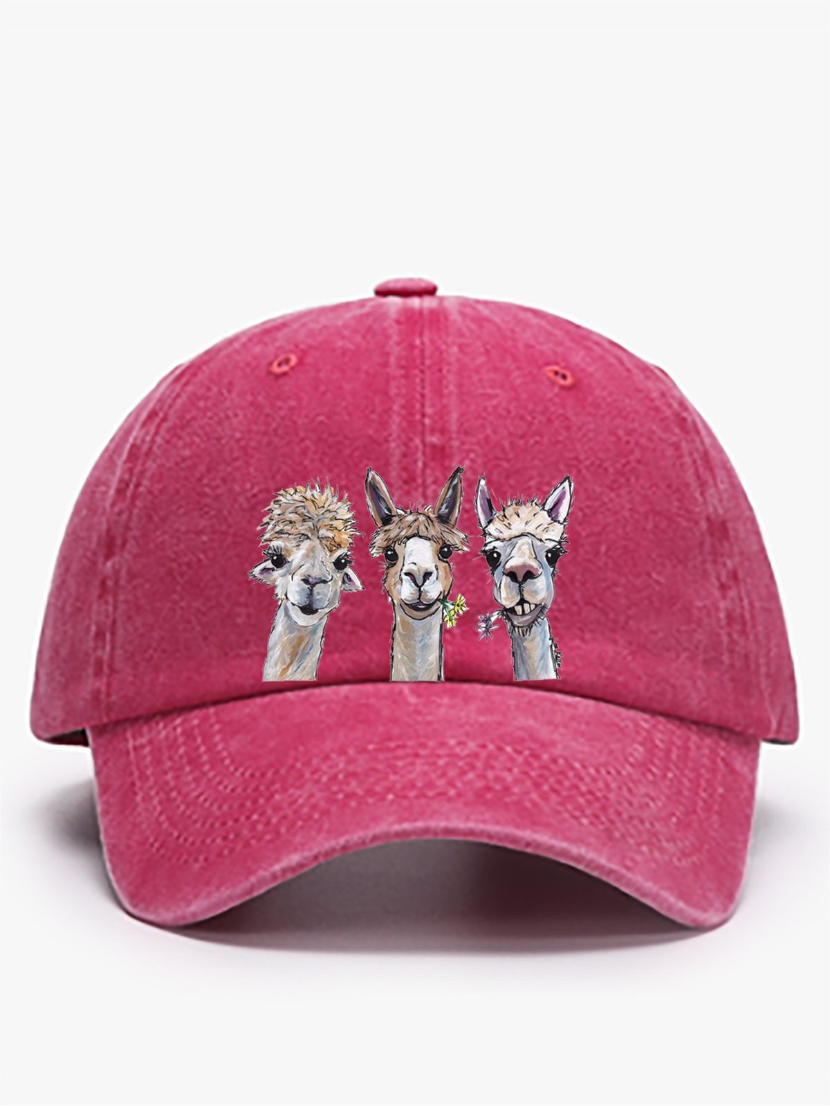 Alpaca pure cotton baseball cap