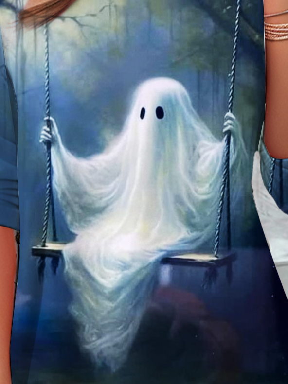 Halloween Design Casual T-Shirt