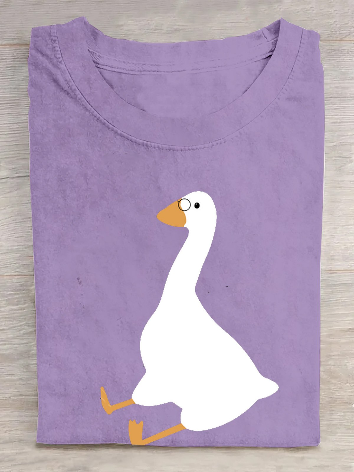 Loose Duck Casual Cotton T-Shirt