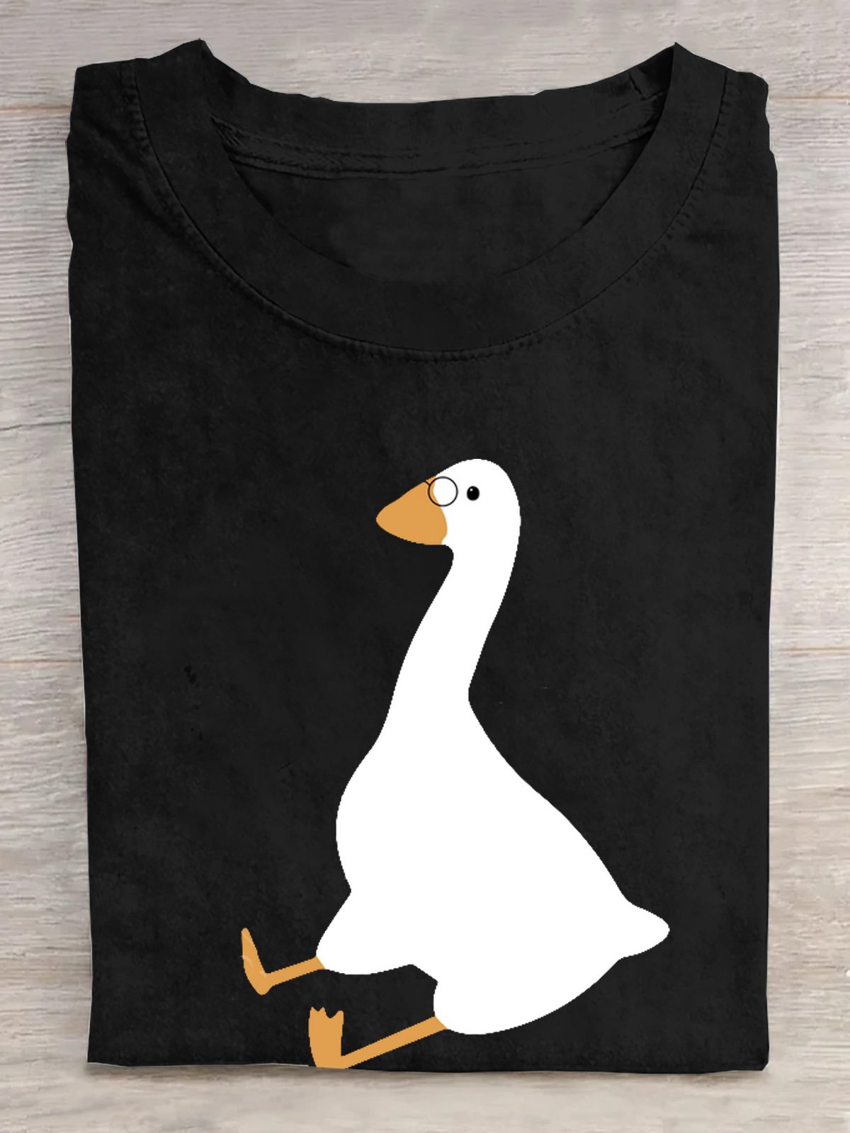 Loose Duck Casual Cotton T-Shirt