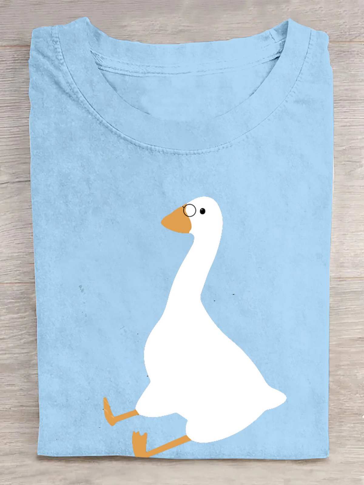 Loose Duck Casual Cotton T-Shirt