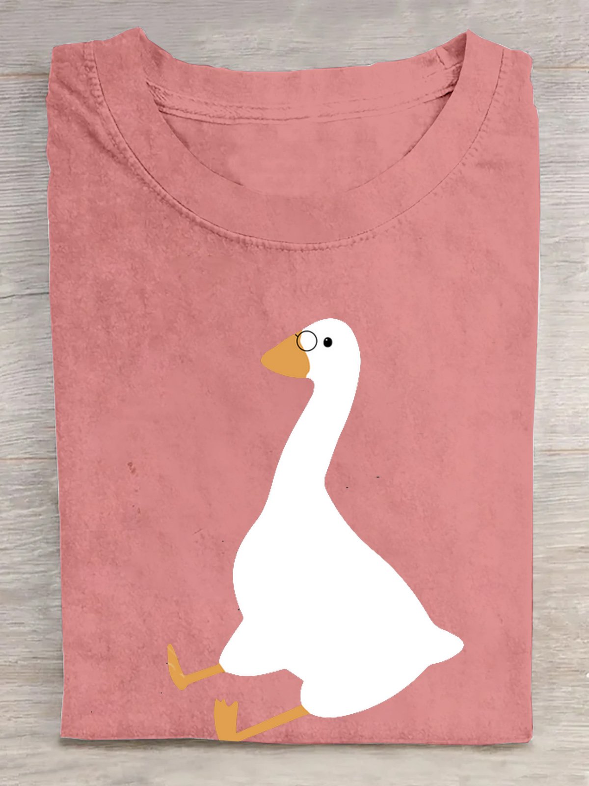 Loose Duck Casual Cotton T-Shirt